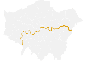 Sherlock Homes - Map of London